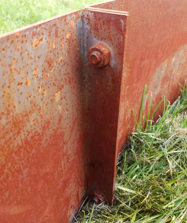 Rundt højbed Ø200, 20 cm høj | 3 mm jern | Åben