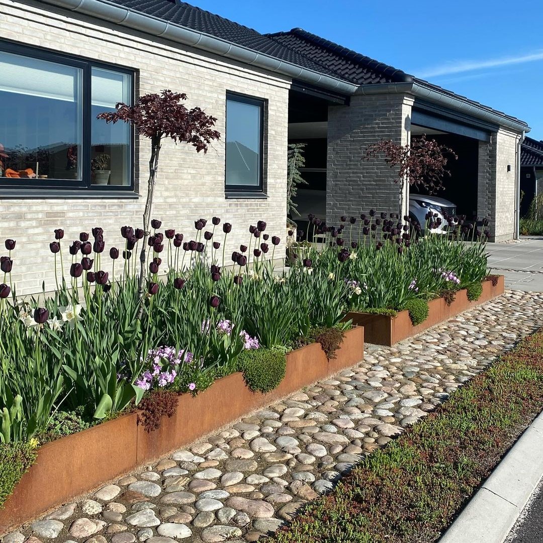 Højbed i jern | B80 H25 | Flere længder