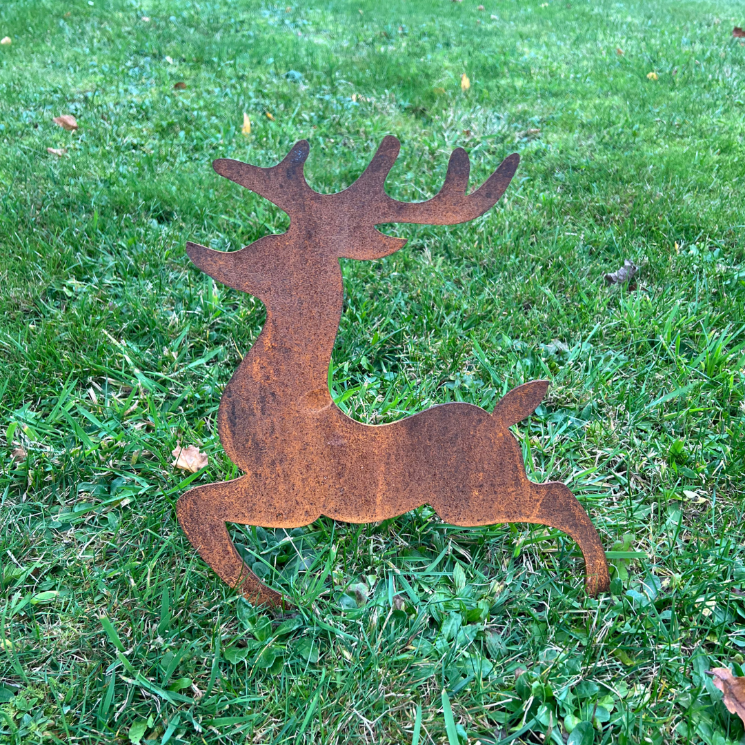 Figur i jern - Rensdyr