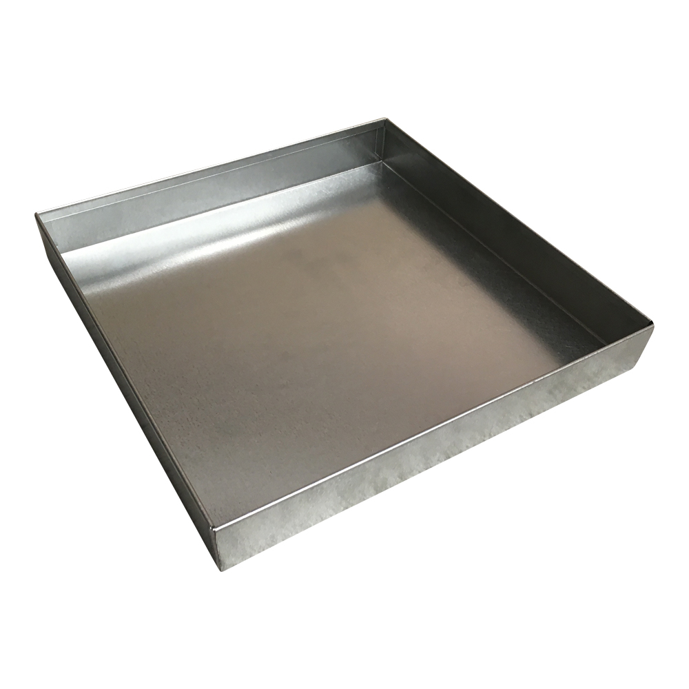Zinkbakke 30 x 30 x 4 cm
