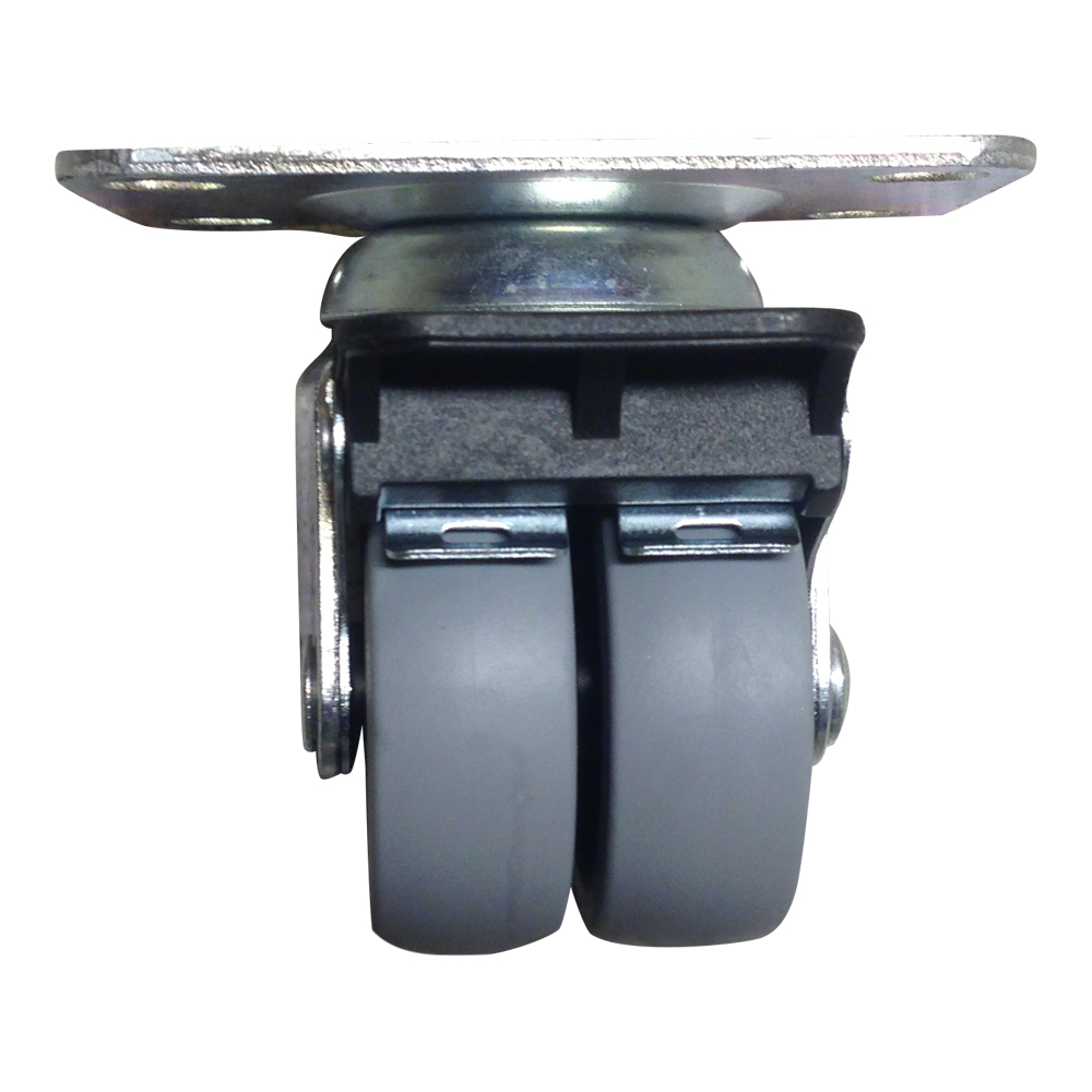 Dobbelthjul med bremse til plantekummer