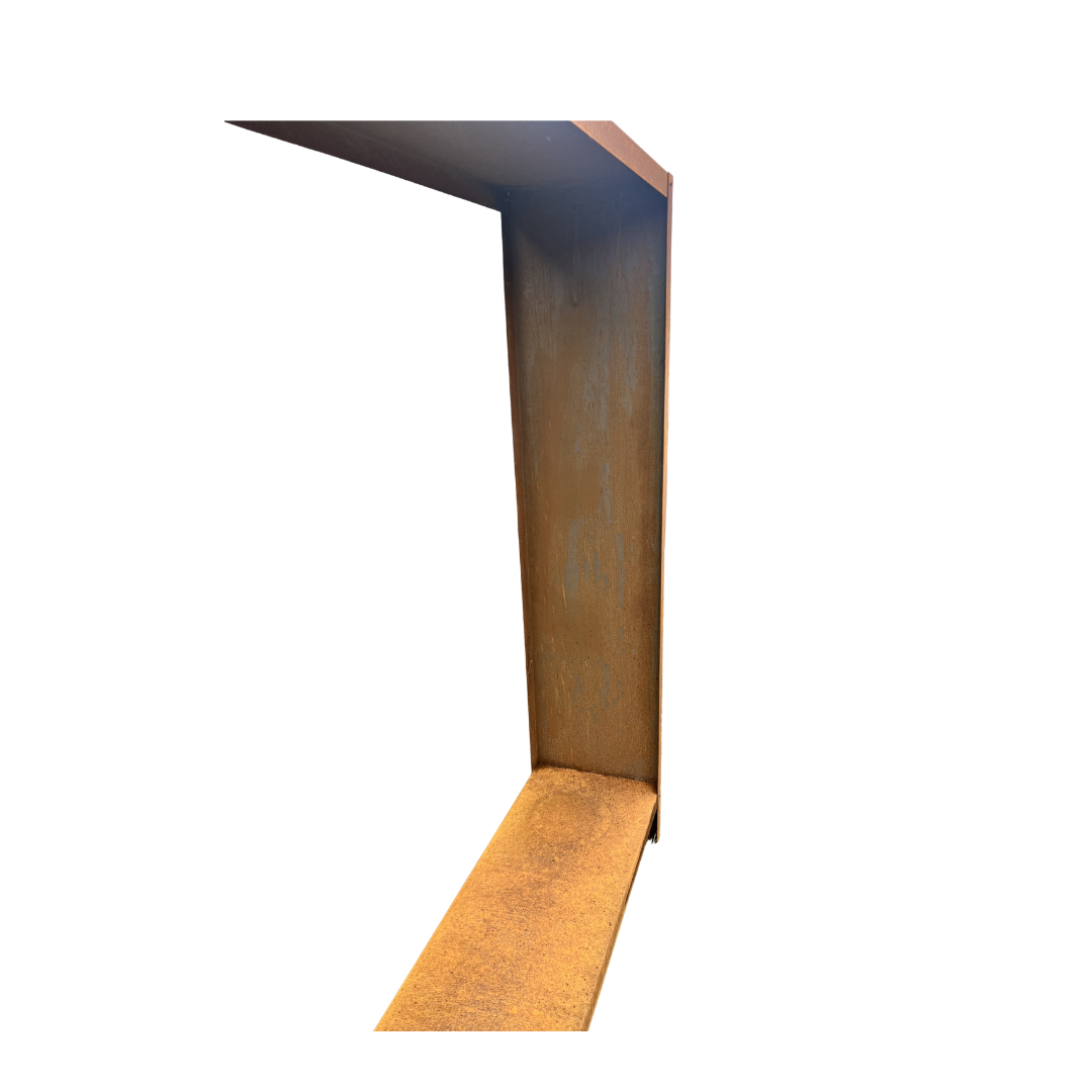 Brændeskjul 80x40x180cm | Samlesæt