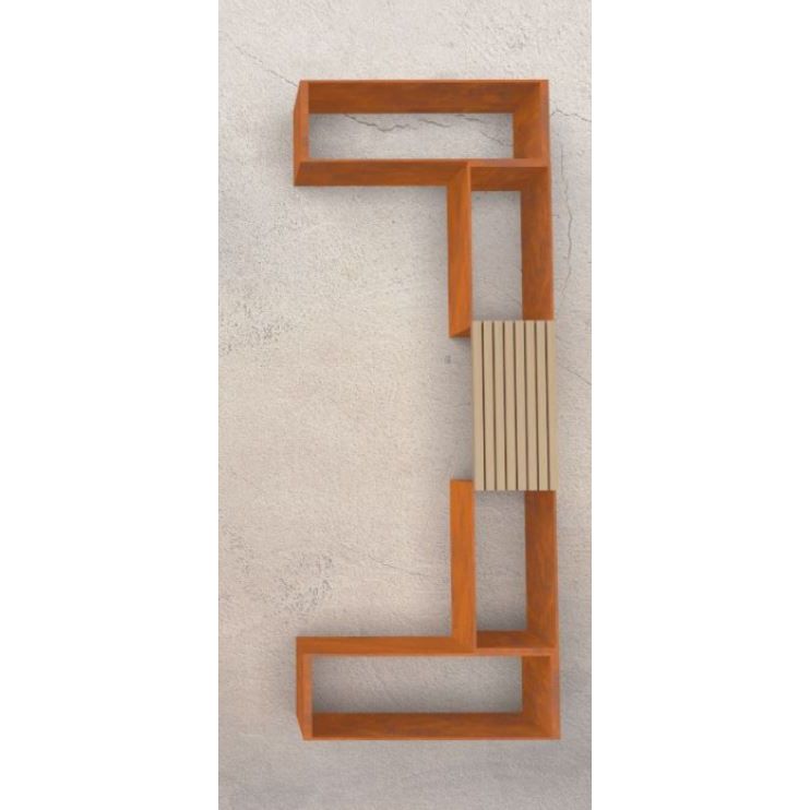 Højbedesæt | 4 corten højbede og bænk