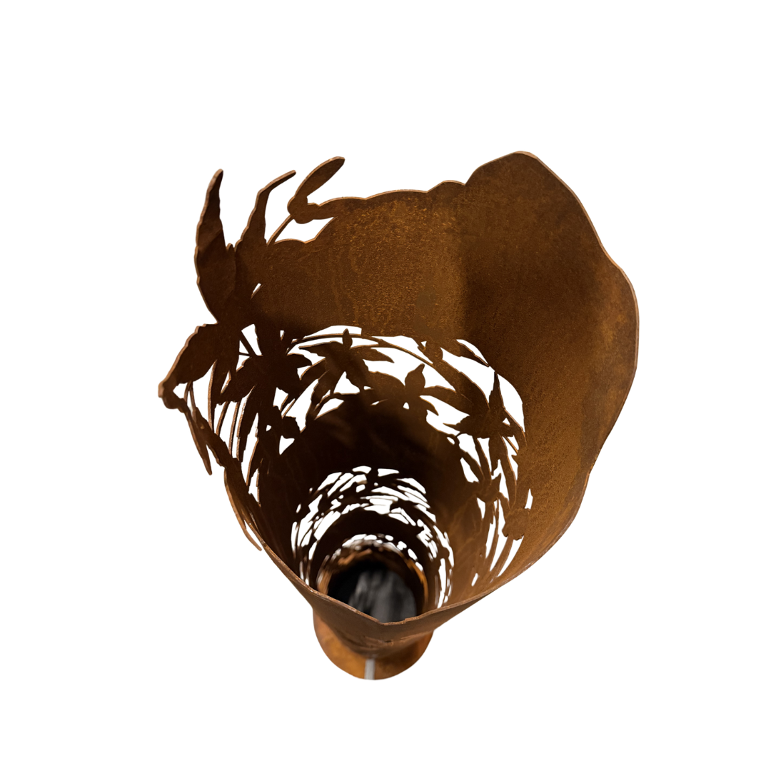 Søjle i jern til lys Japansk Ahorn | 135 cm