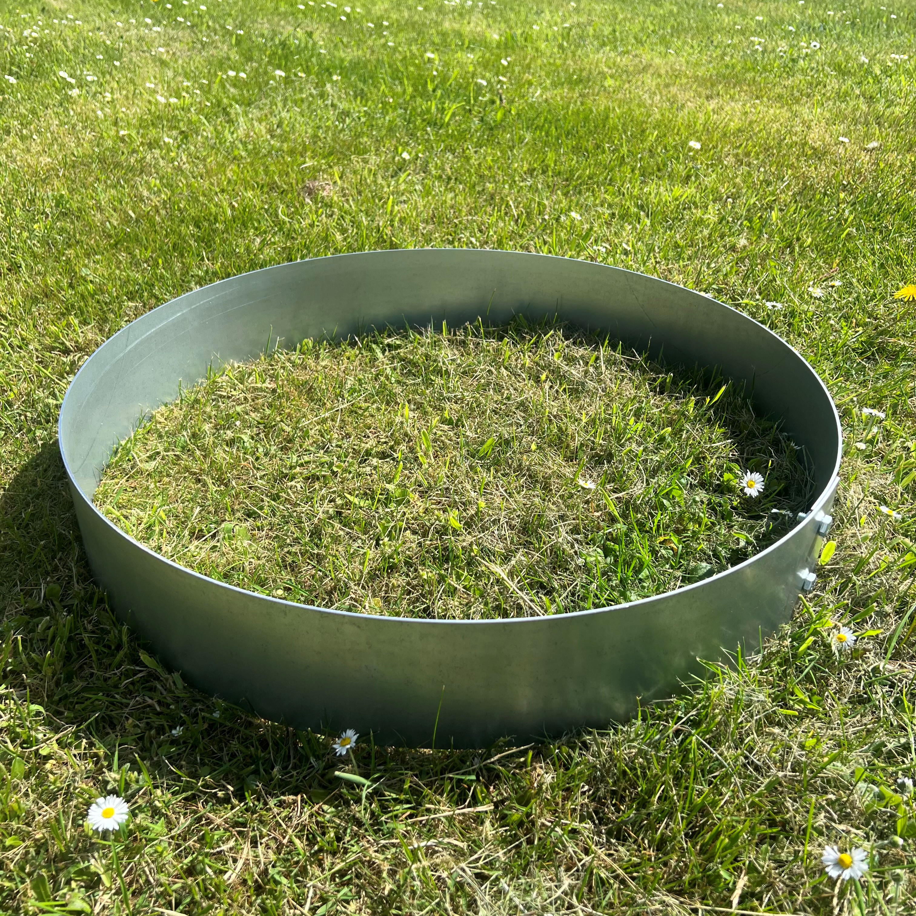 Rundt højbed Ø60, 10 cm høj | 2 mm galvaniseret stål | Åben