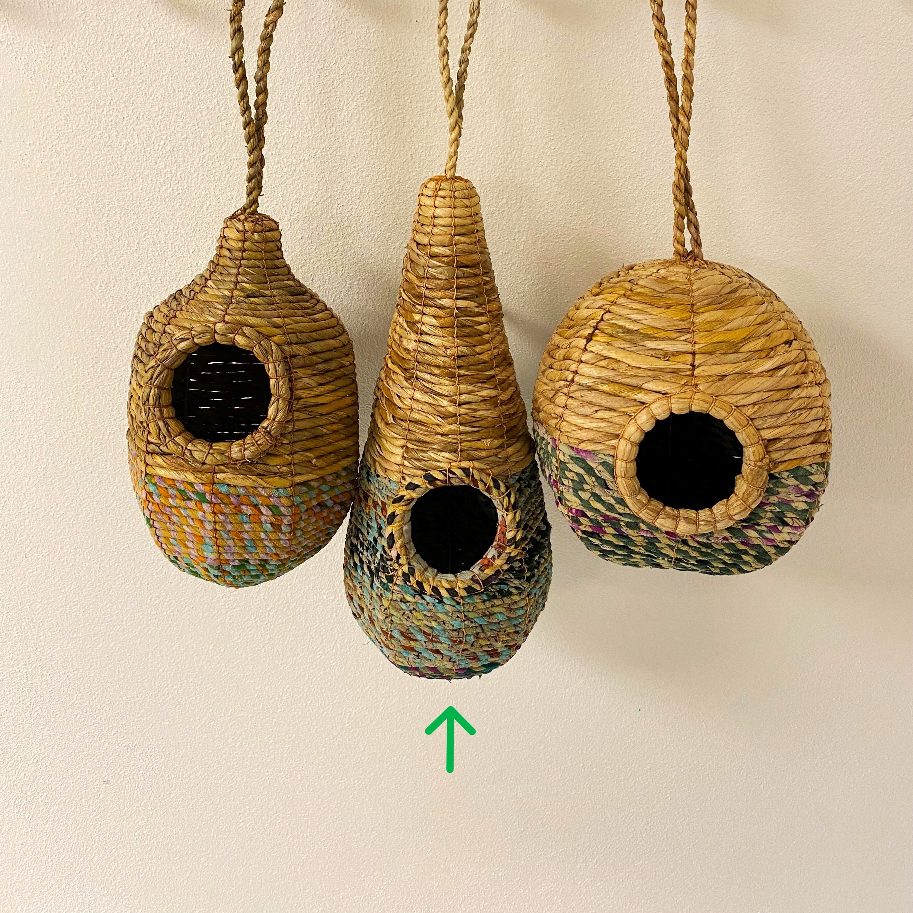 Håndlavet fuglerede – dråbeformet, Tahera