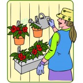 5 Pot Hangers/væg ophæng til potter