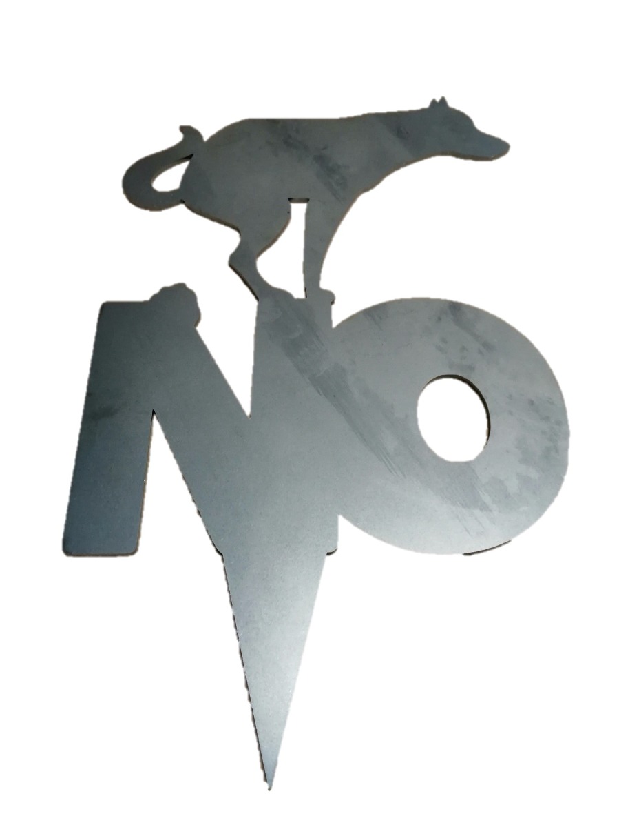 Forbudtskilt hund stort NO!