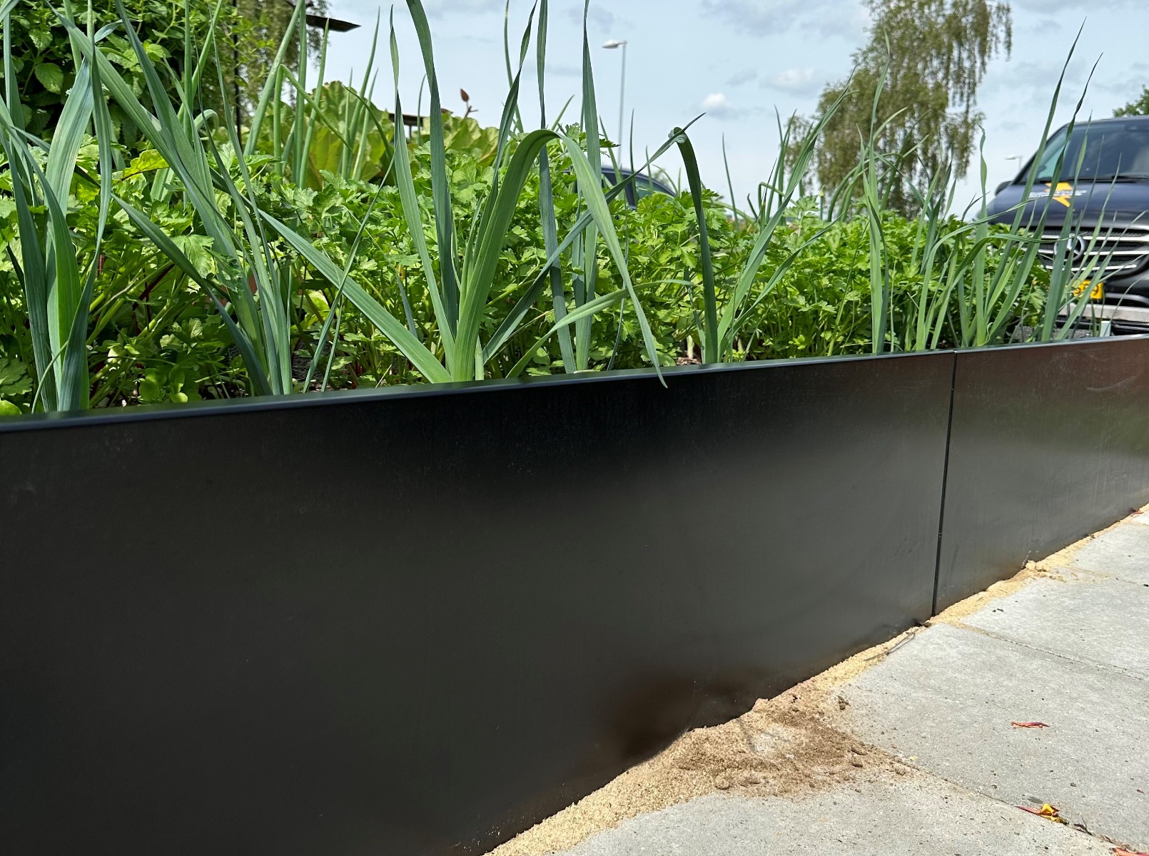 Højbed i sort | B120 H40 | Flere længder