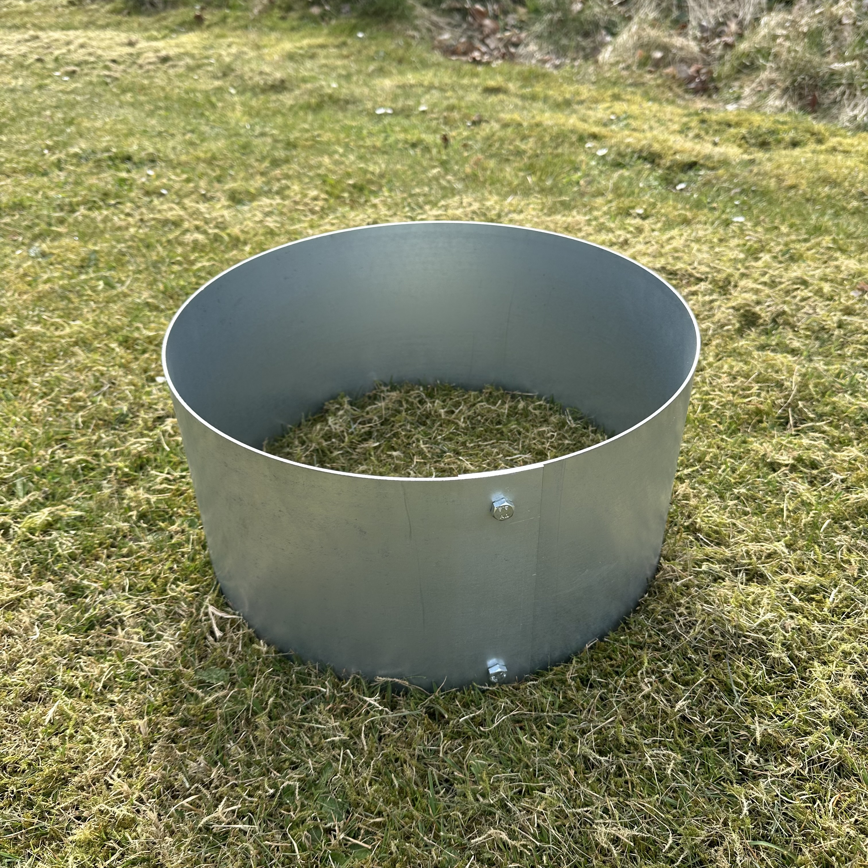 Rundt højbed Ø40, 20 cm høj | 2 mm galvaniseret stål | Åben