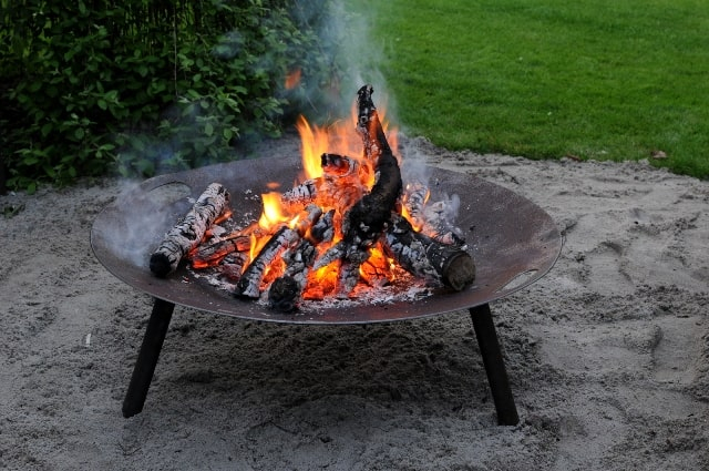 Bålfade med 3 ben og håndtag Ø80 eller Ø120