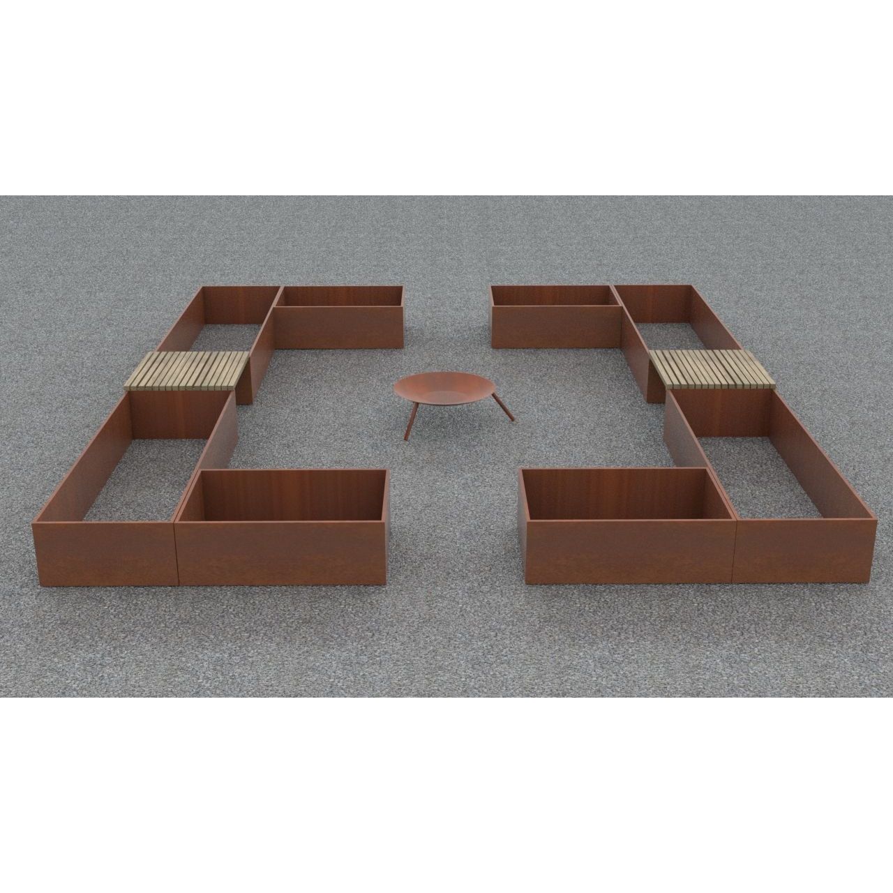 Gårdhaven | Cortenstål