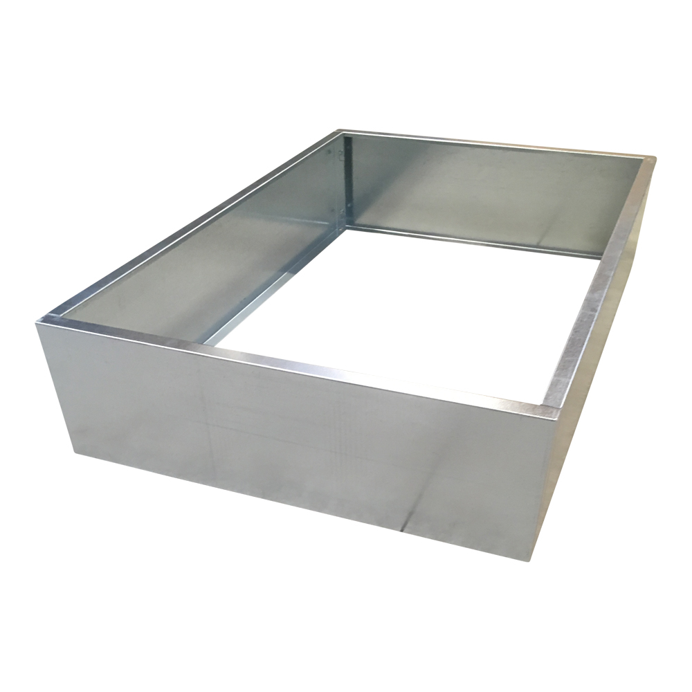 Højbed i galvaniseret stål | B120 H25 | Flere længder