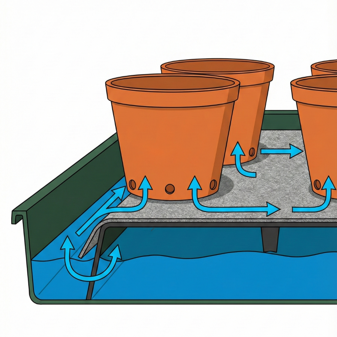 Selvvandende plantebakke