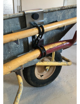 Redskabsholder på trillebøren