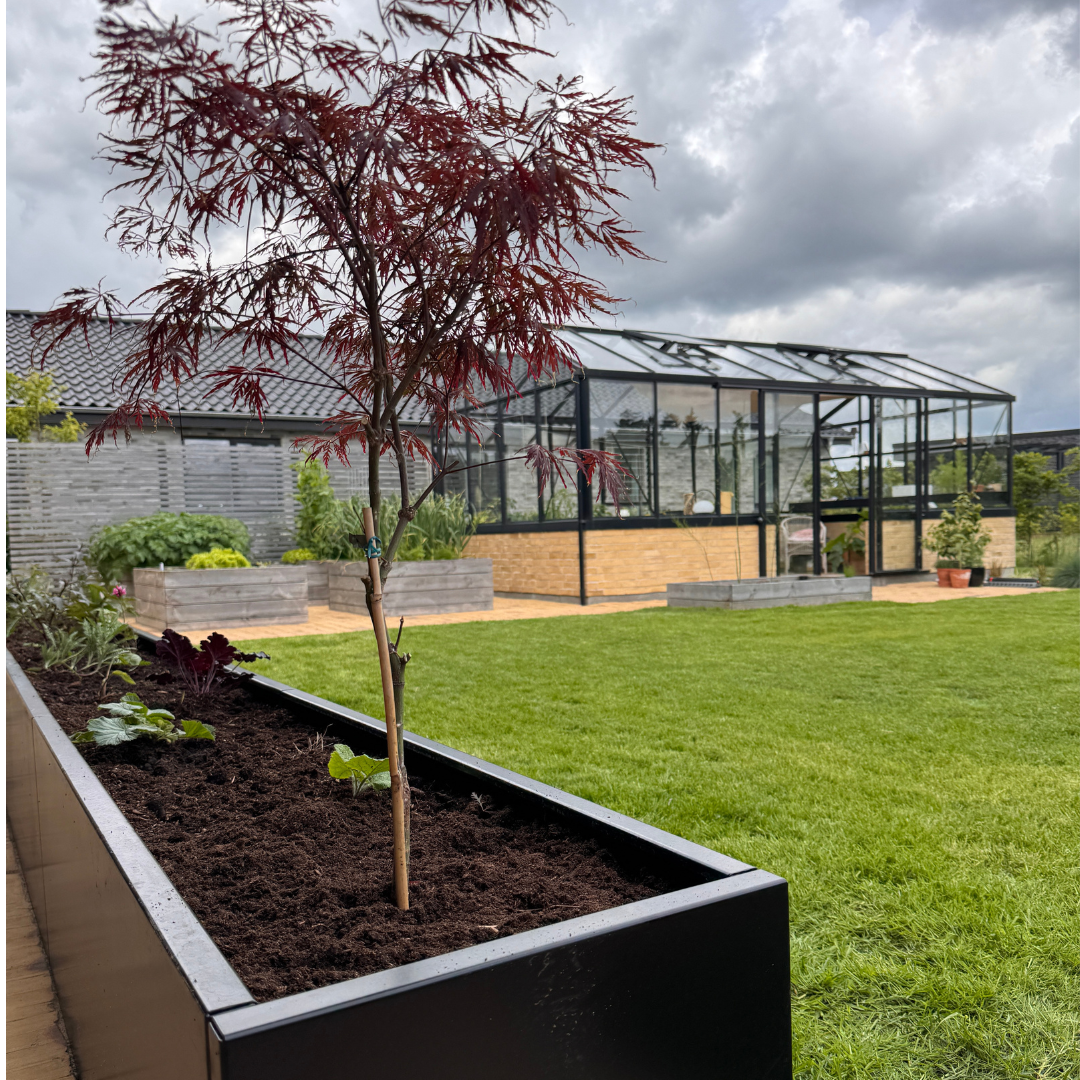 Højbed i sort | B40 H40 | L40 cm