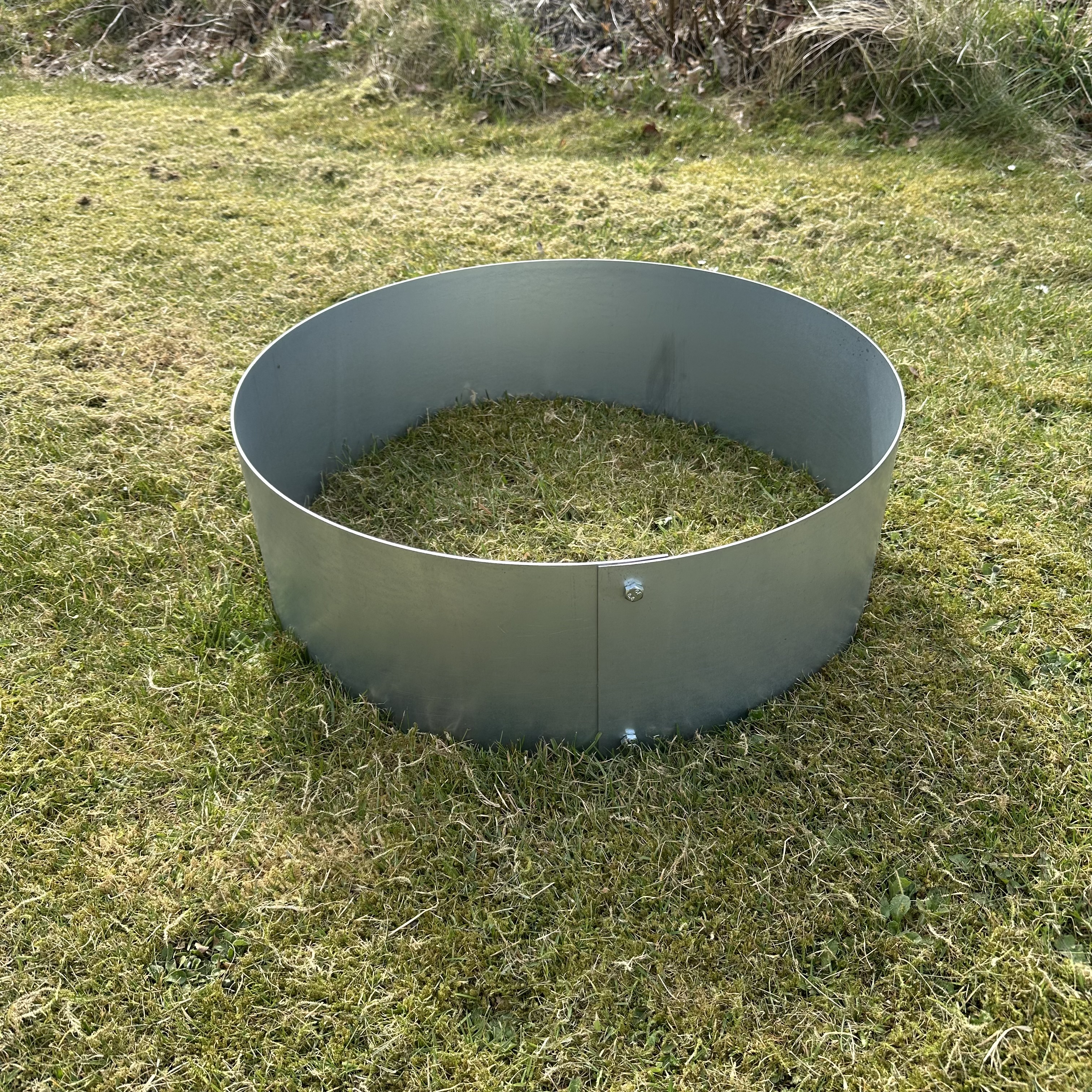 Rundt højbed Ø60, 20 cm høj | 2 mm galvaniseret stål | Åben