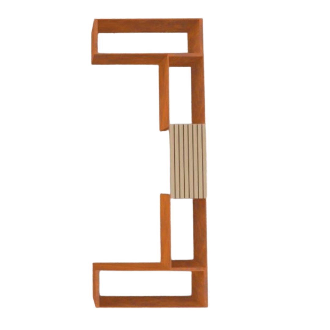 Højbedesæt | 4 corten højbede og bænk