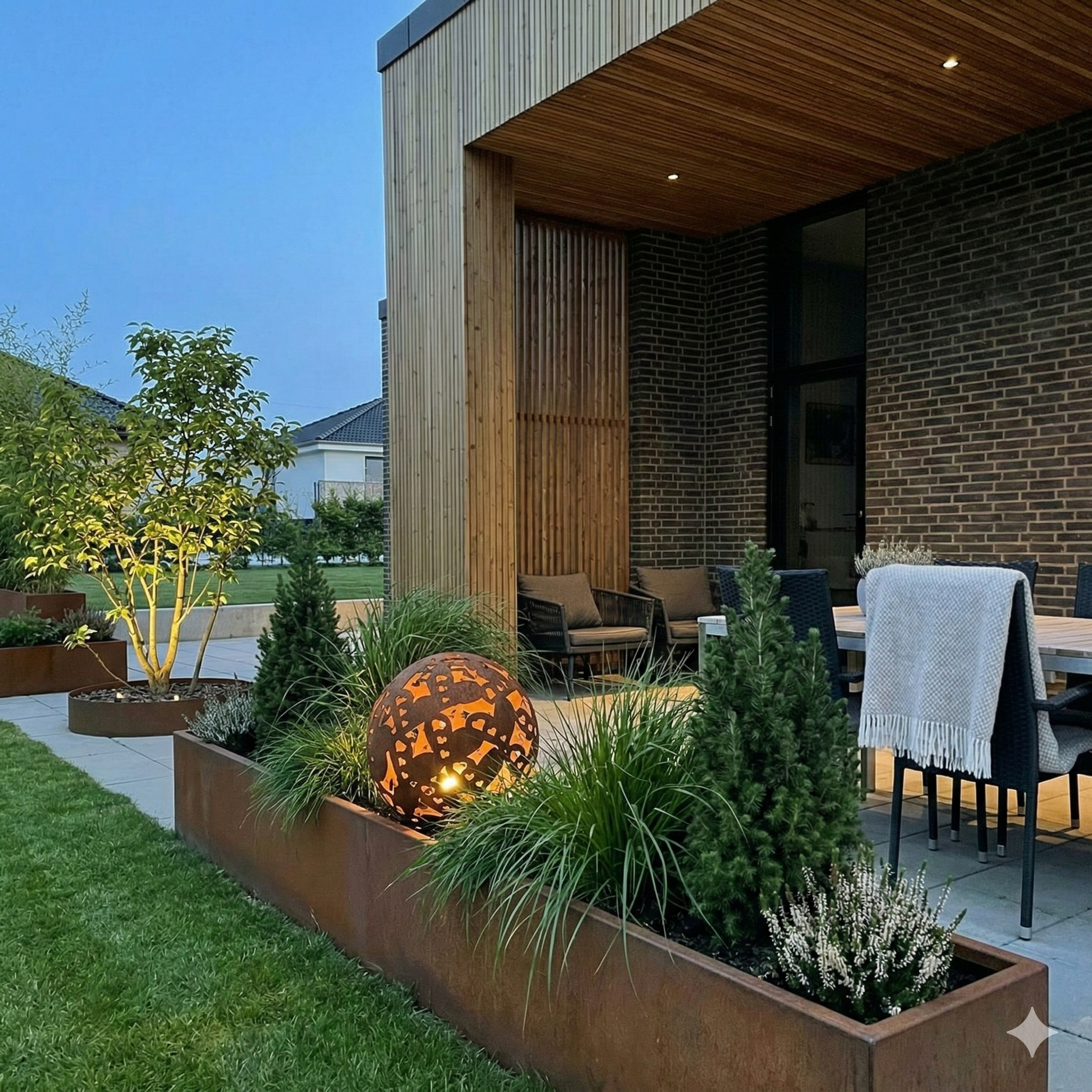 Hjerte jernkugle Ø28 cm