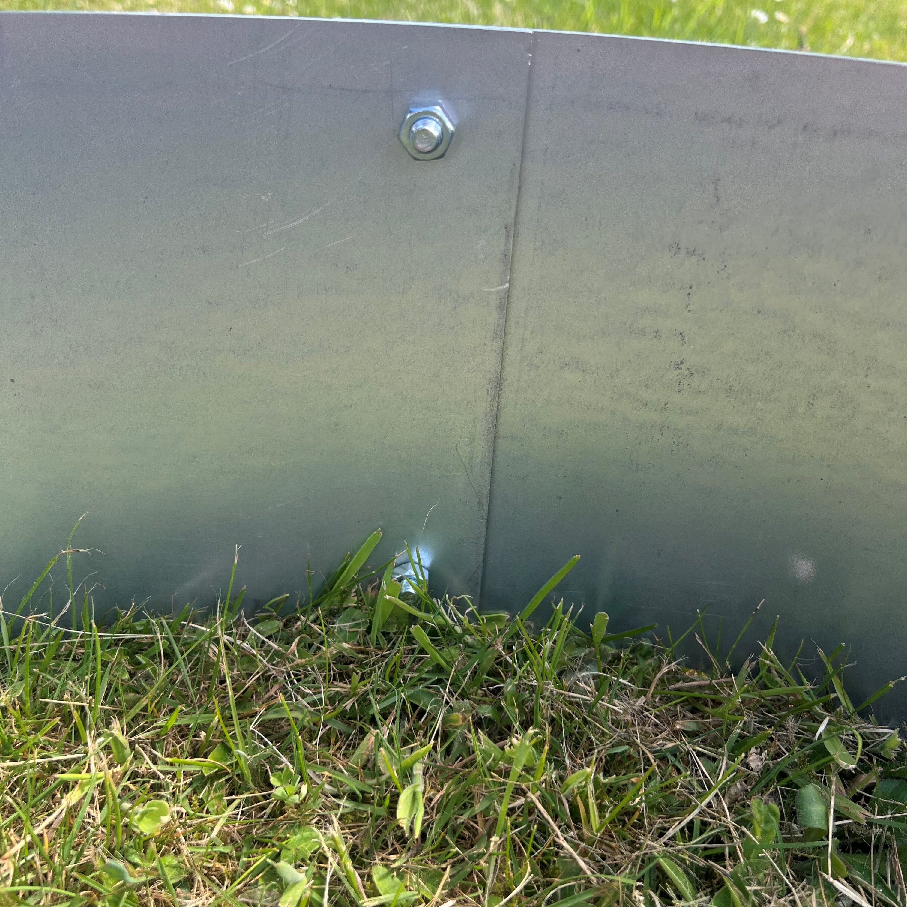 Rundt højbed Ø70, 20 cm høj | 2 mm galvaniseret stål | Åben