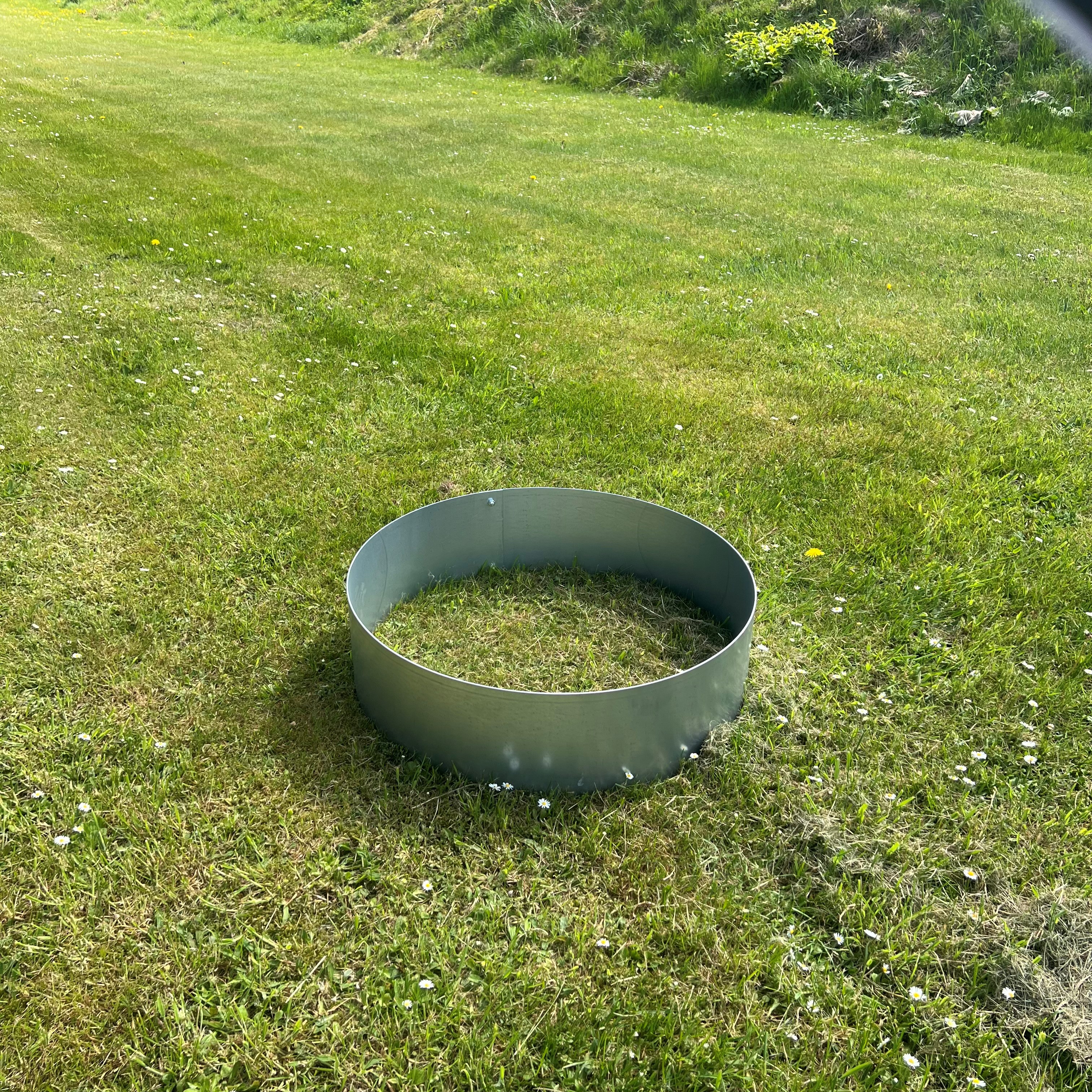 Rundt højbed Ø70, 20 cm høj | 2 mm galvaniseret stål | Åben