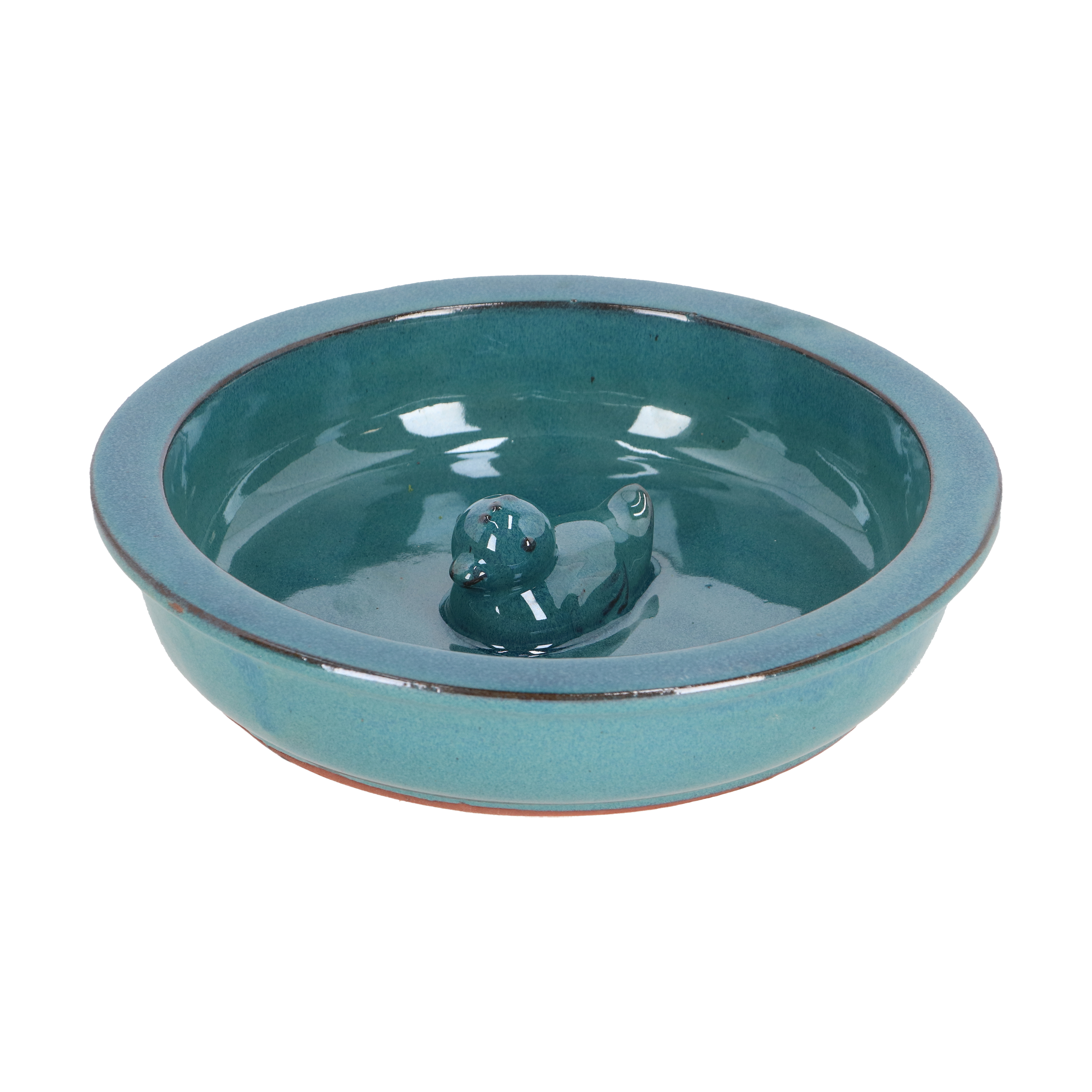 Fuglebad i glaseret keramik | AND