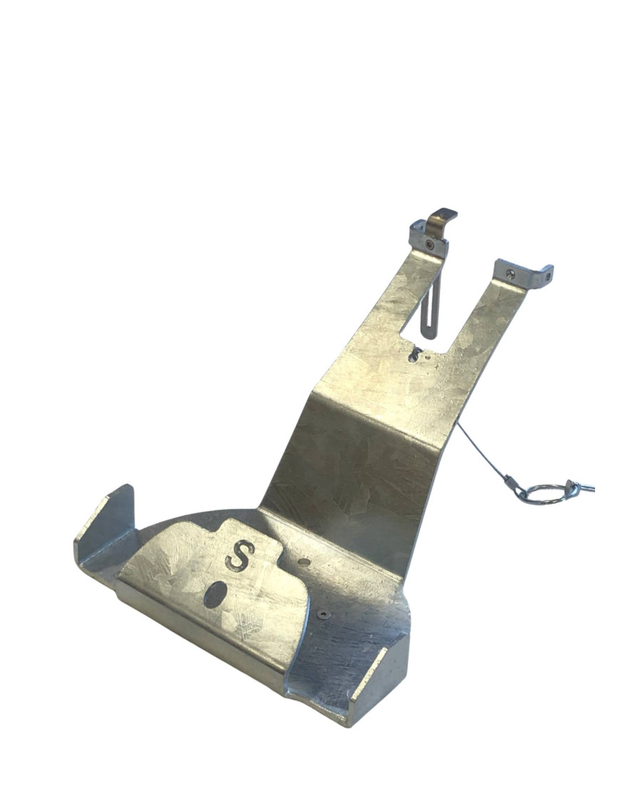 Skovlholder med låsepal