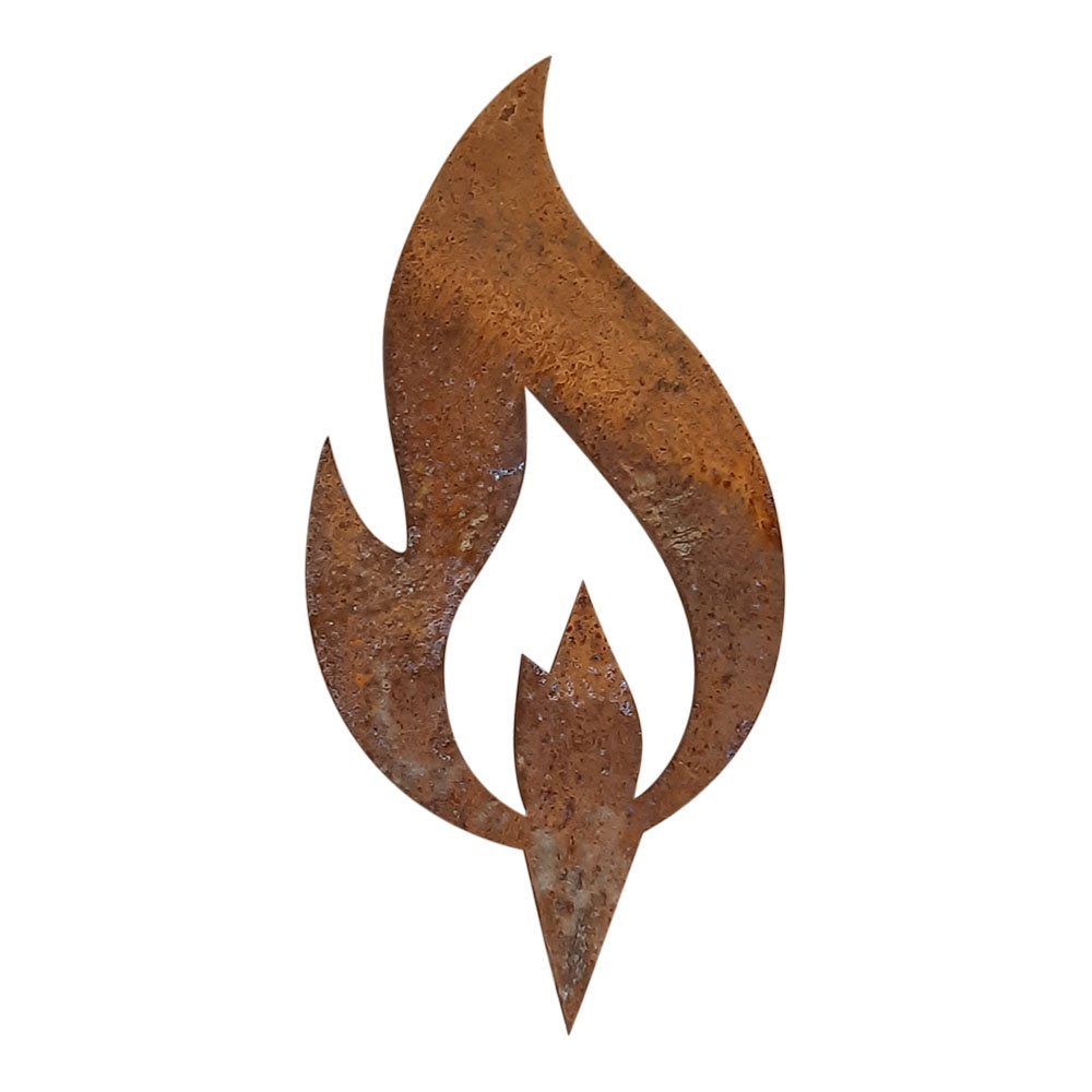 Figur i jern - Flamme