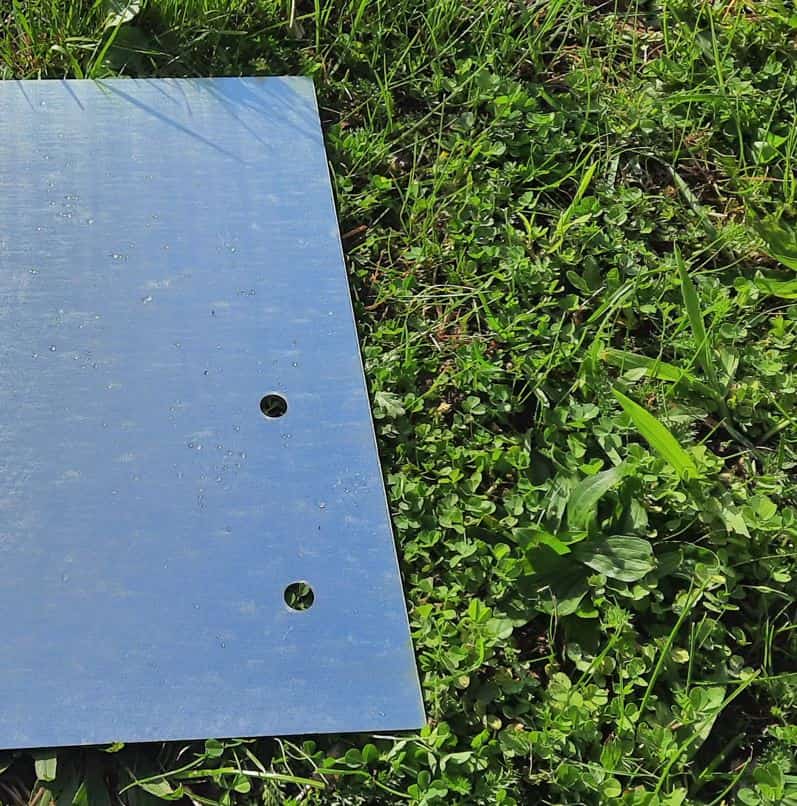 Græskant | Galvaniseret 2 mm | H:25, L: 120 cm med huller