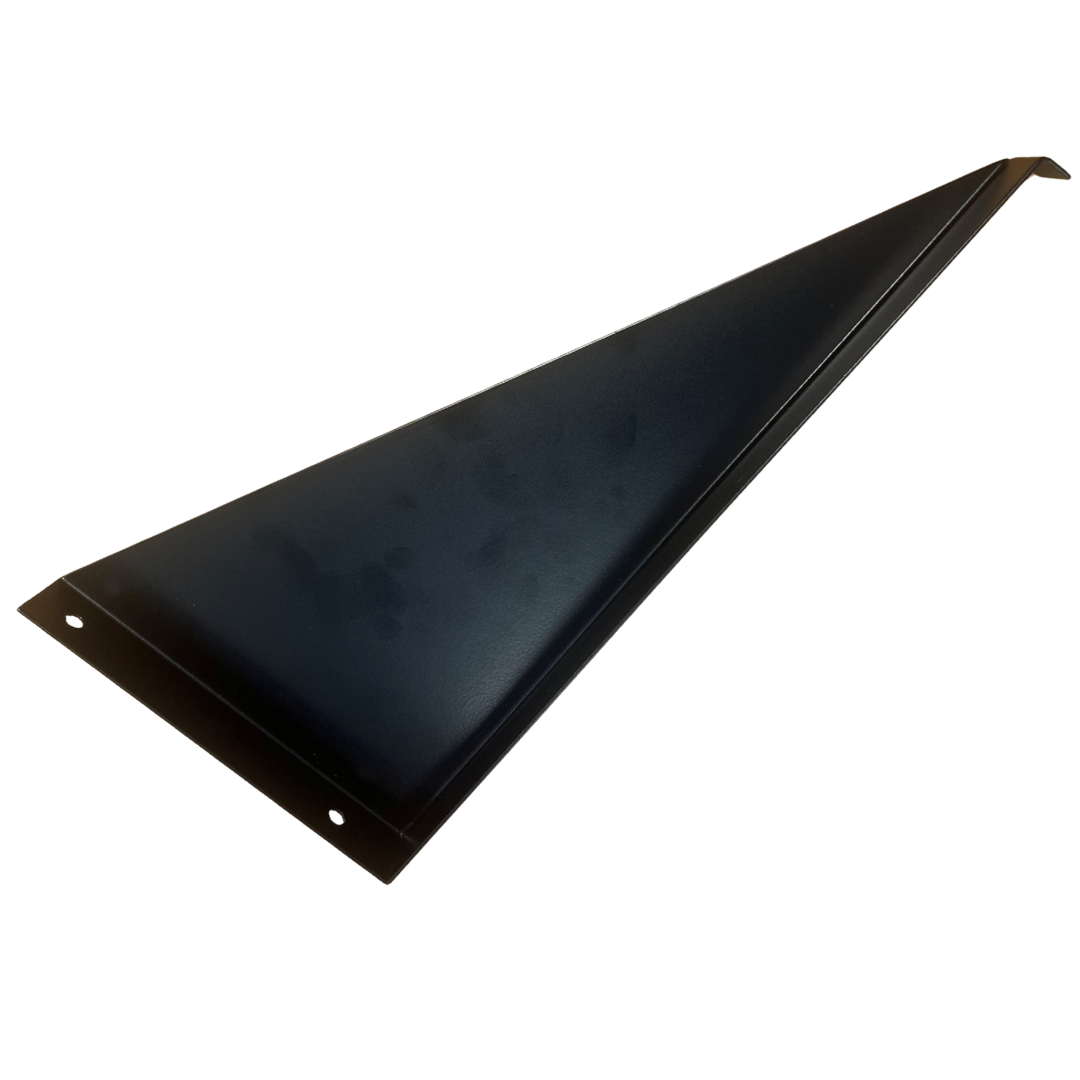 Sort hyldeknægt til drivhushylder - 30 cm bredde