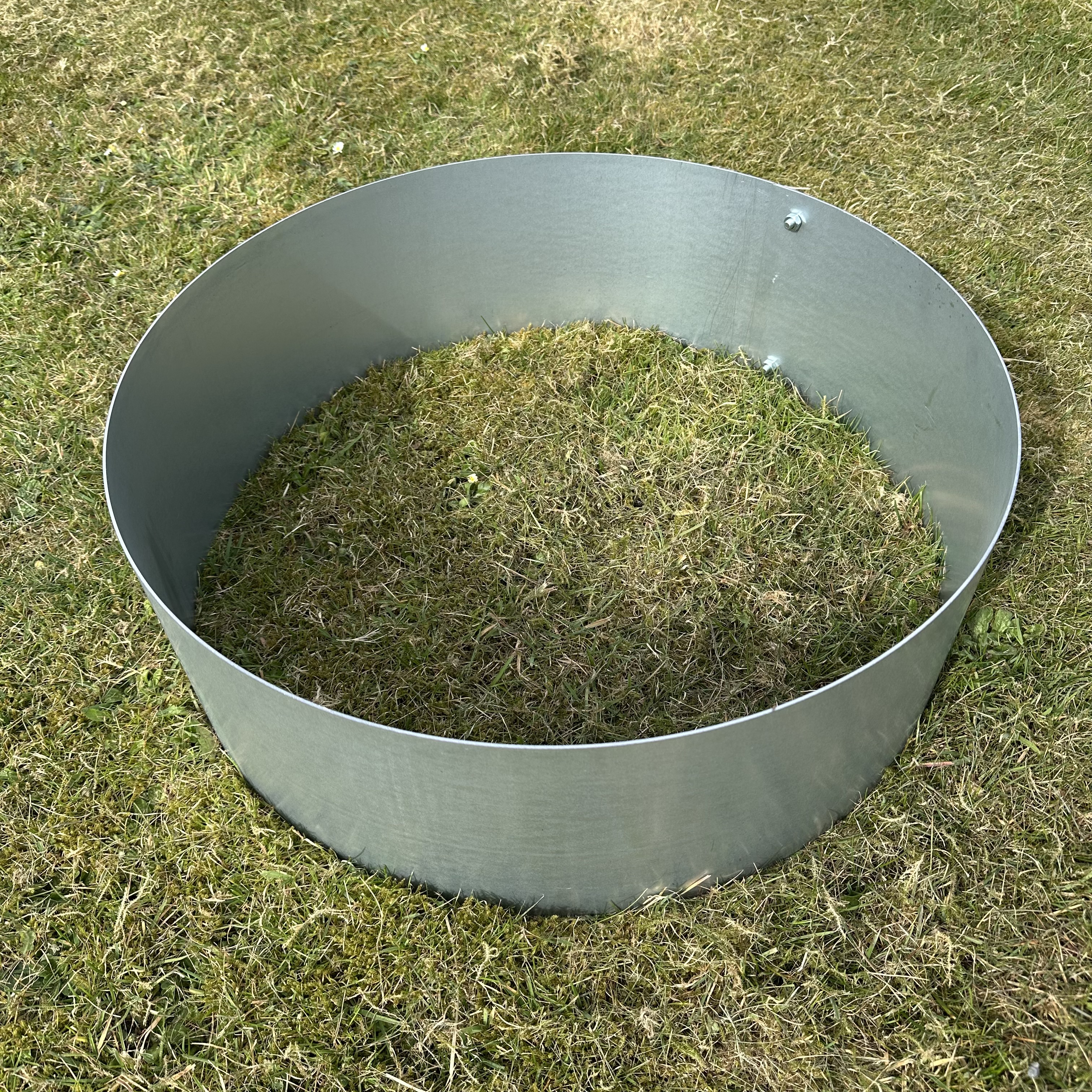 Rundt højbed Ø60, 20 cm høj | 2 mm galvaniseret stål | Åben