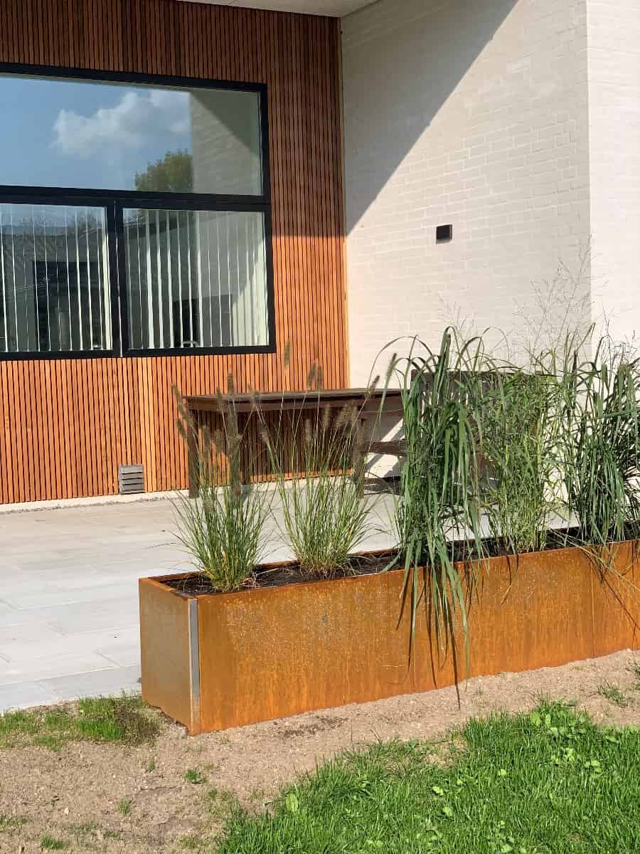 Højbed i cortenstål | B40 H40 | Flere længder