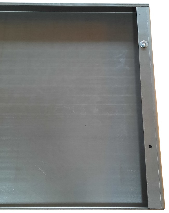 Supplerings A-side corten 40 cm høj, 120 cm lang