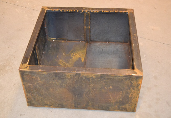 Plantekasse i cortenstål - flere varianter