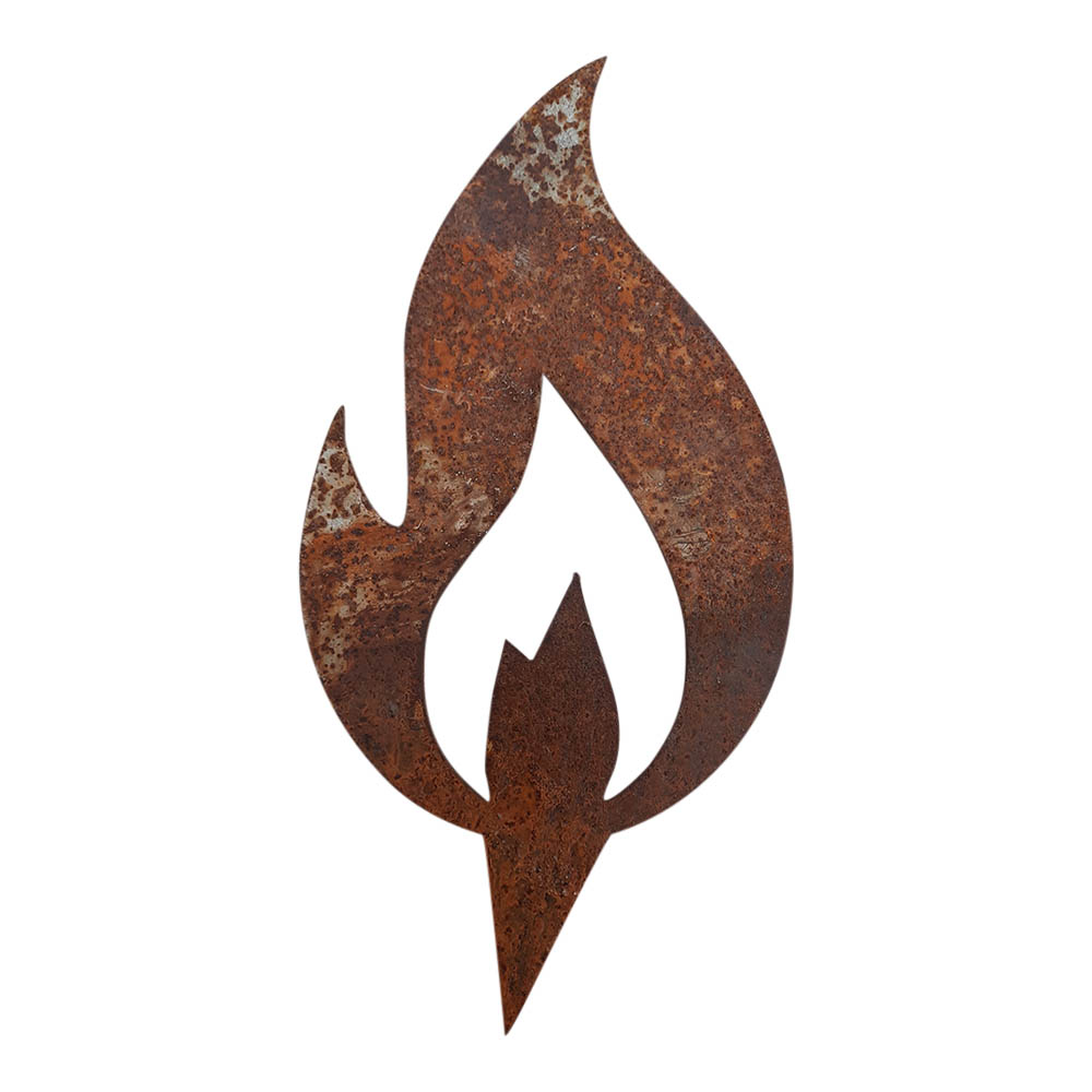 Figur i jern - Flamme