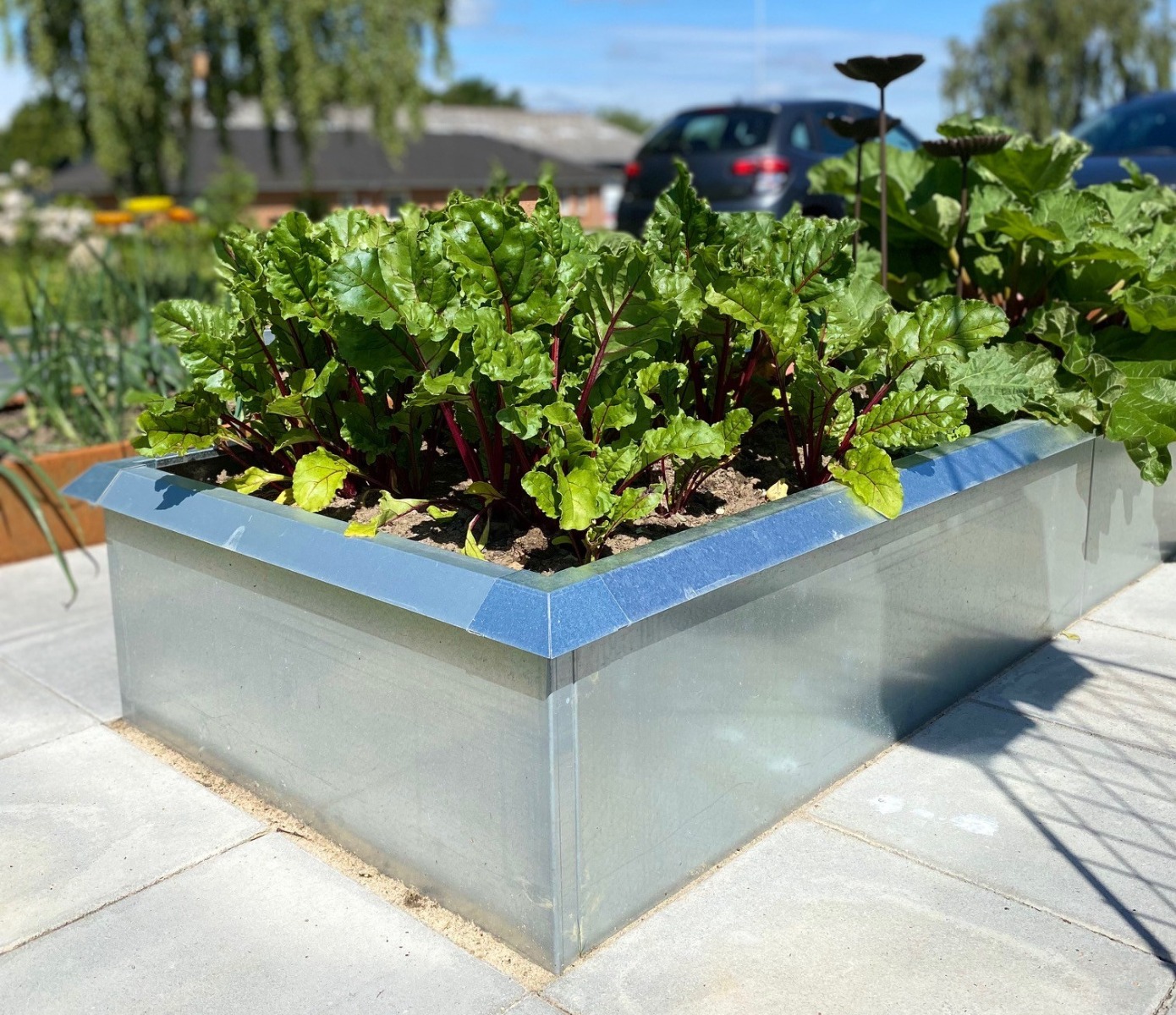 Sneglekantssæt til højbed | Galvaniseret