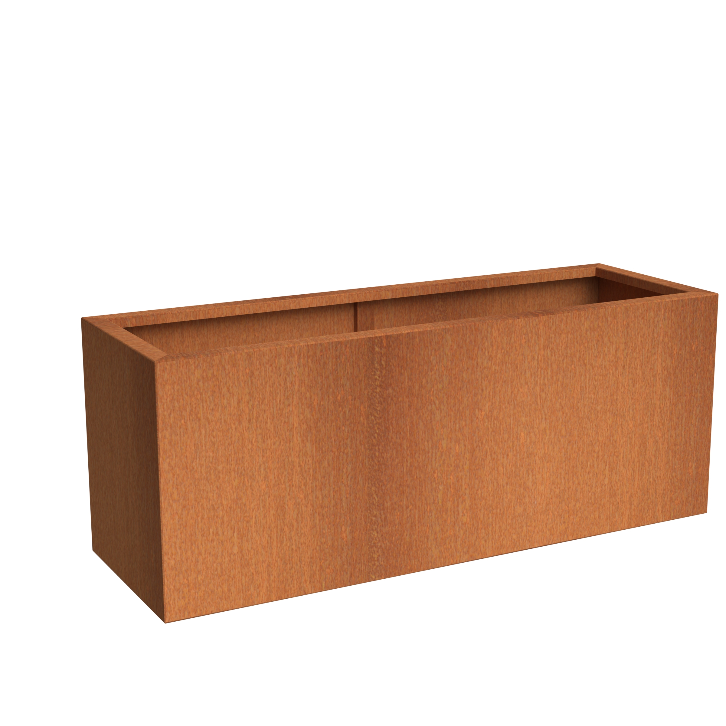 Plantekasse i cortenstål - flere varianter - 40 x 40 x 40 cm