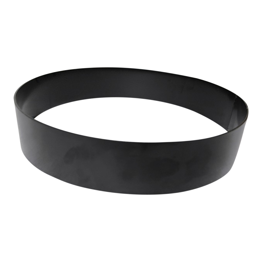 Jernring i sort pulverlak