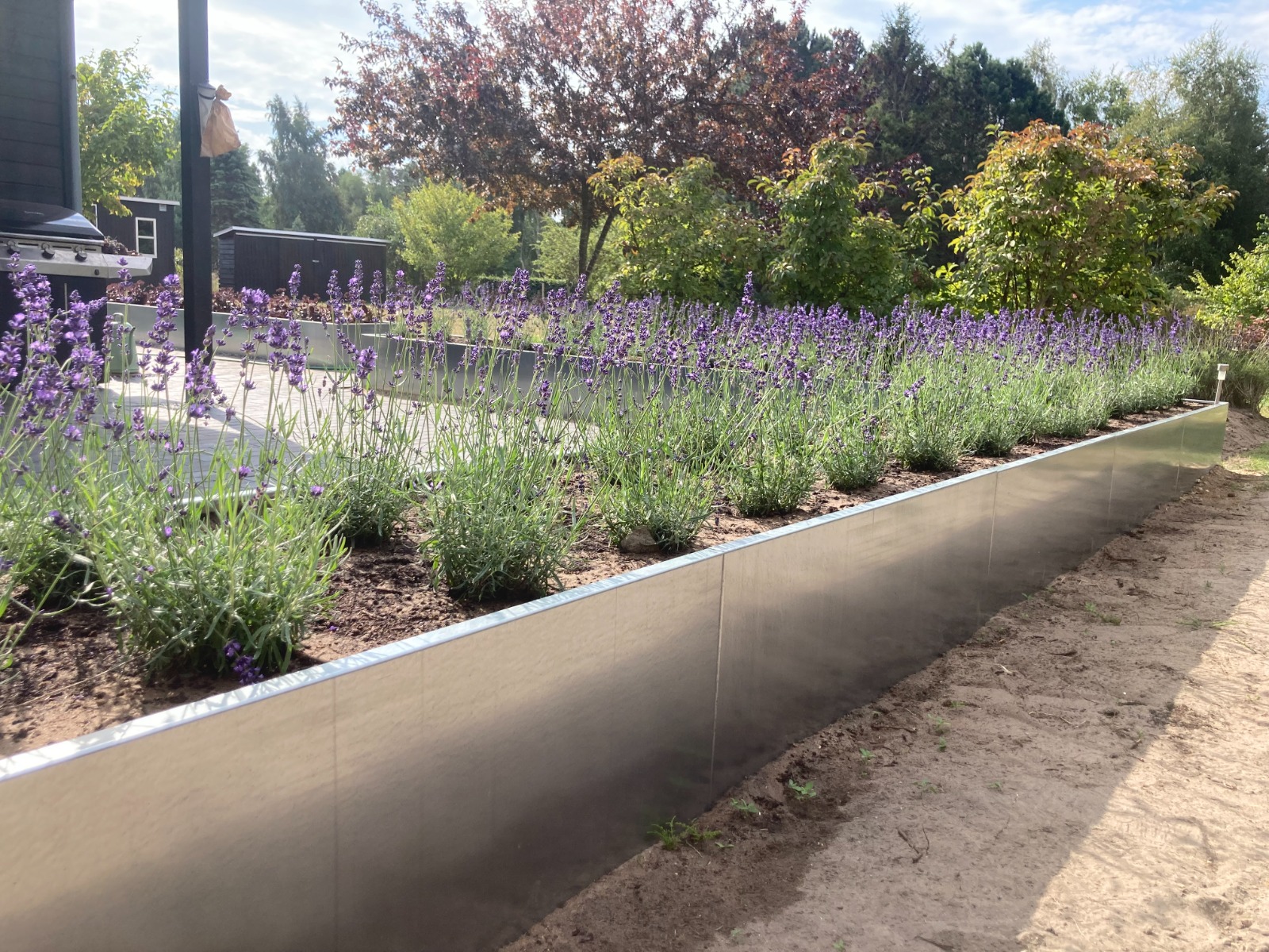 Højbed i galvaniseret stål | B80 H40 | Flere længder