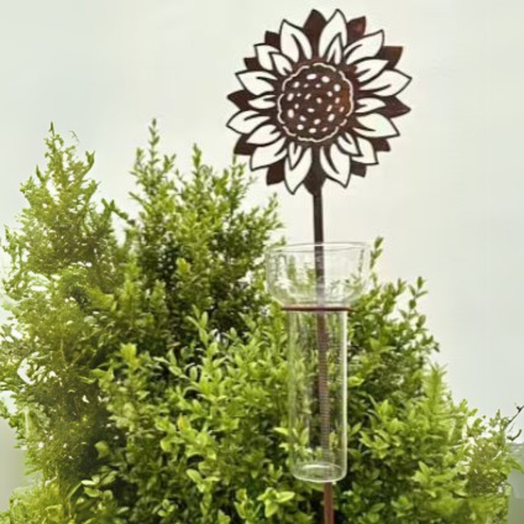 Regnmåler Solsikke