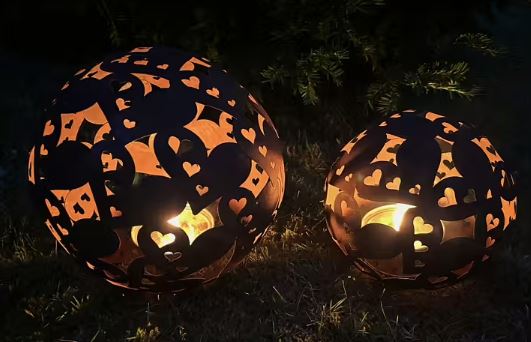 Hjerte jernkugle Ø22 cm