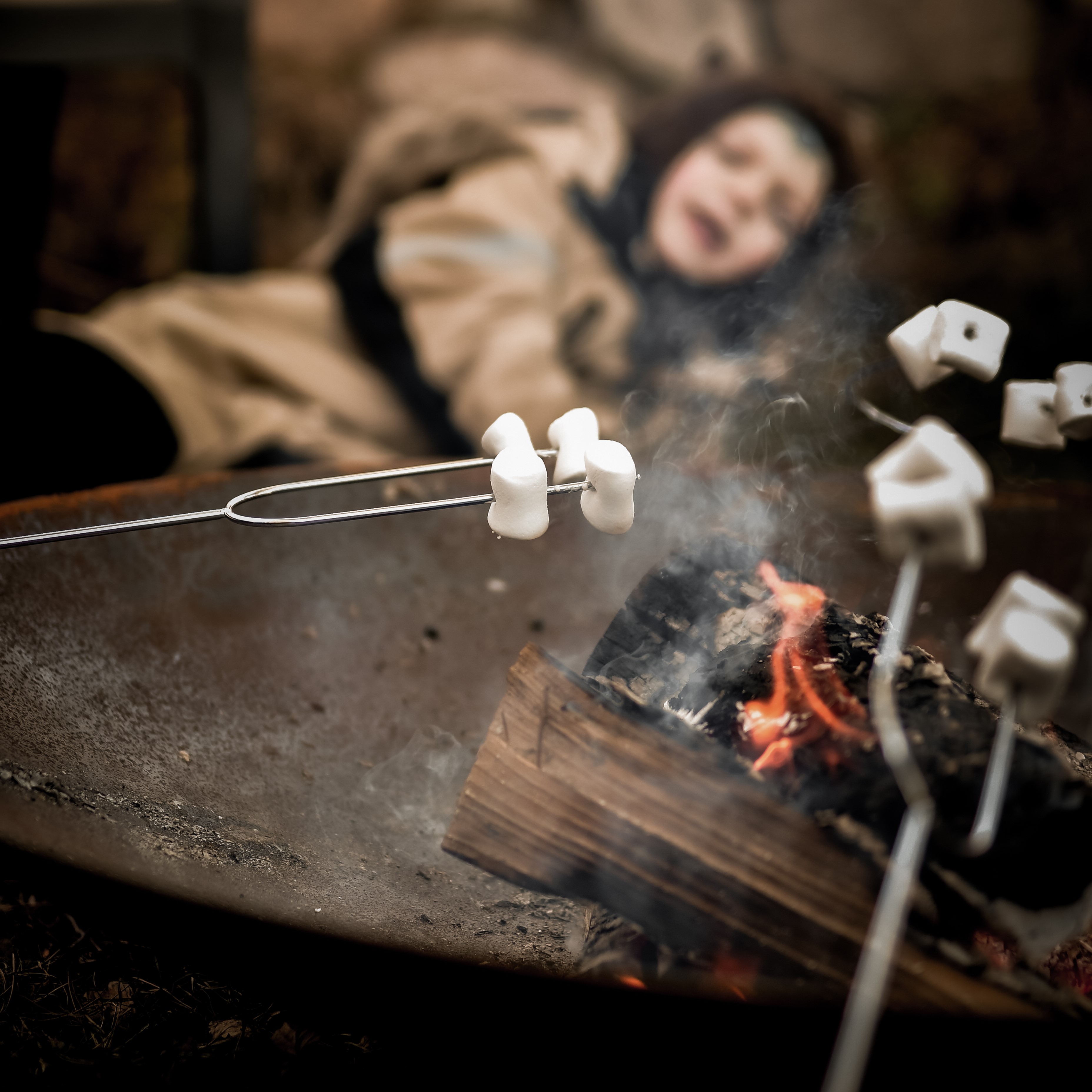 Bålfad i cortenstål med påsvejst fod | Ø60 cm