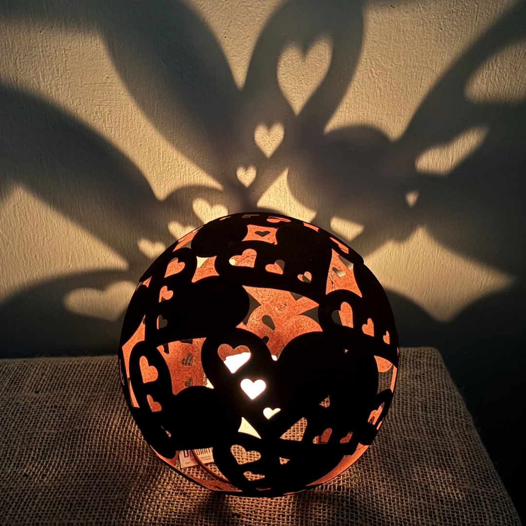 Hjerte jernkugle Ø22 cm