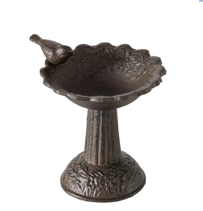 Fuglebad på høj fod | Fugl på kanten