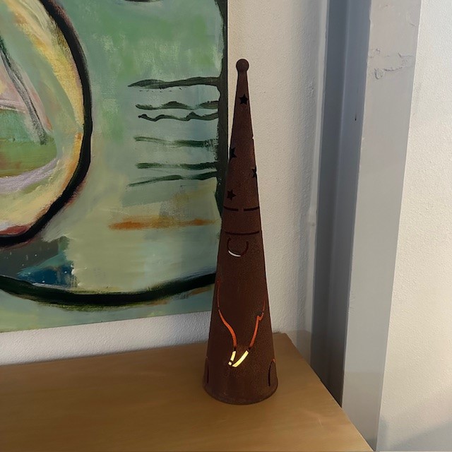 Julenisse til fyrfadslys