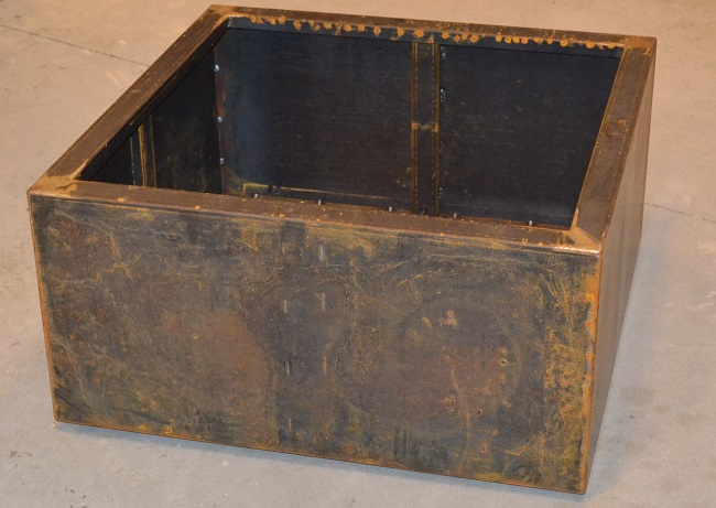 Plantekasse i cortenstål - flere varianter - 40 x 40 x 40 cm