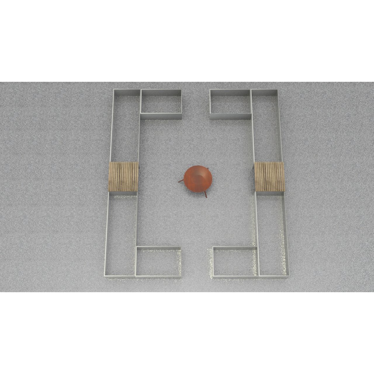 Gårdhaven | Galvaniseret stål