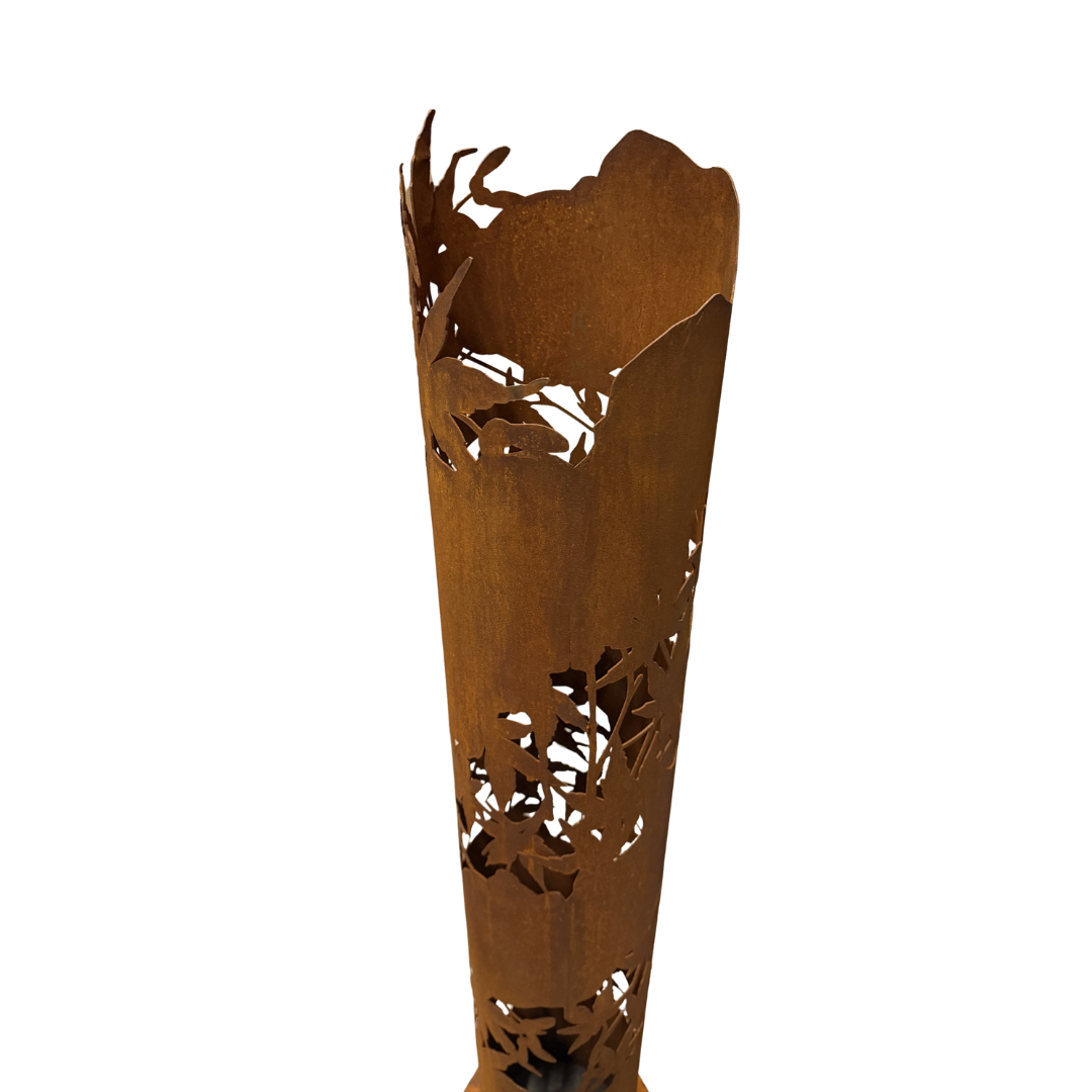 Søjle i jern til lys Japansk Ahorn | 148 cm