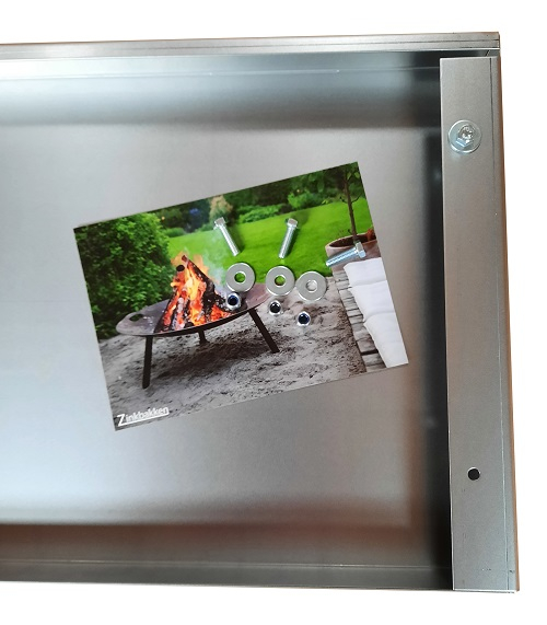 Supplerings A-side jern 25 cm høj, 120 cm lang