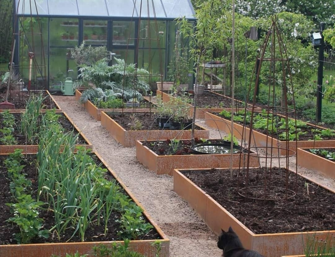 Højbed i jern | B120 H25 | Flere længder